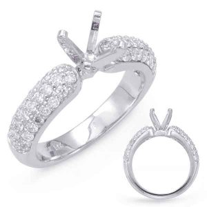 White Gold Engagement Ring White Gold Engagement Ring