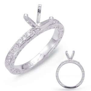 White Gold Engagement Ring