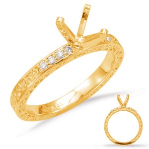 Yellow Gold Engagement Ring Yellow Gold Engagement Ring