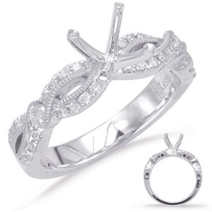 White Gold Engagement Ring White Gold Engagement Ring