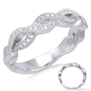 White Gold Matching Band