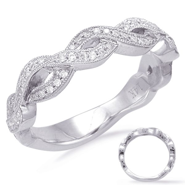 White Gold Matching Band