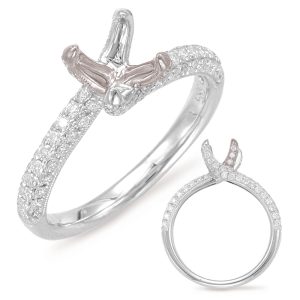 White Gold Engagement Ring White Gold Engagement Ring