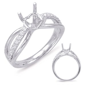 White Gold Engagement Ring White Gold Engagement Ring