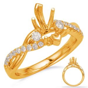 Yellow Gold Engagement Ring Yellow Gold Engagement Ring