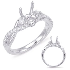 White Gold Engagement Ring White Gold Engagement Ring