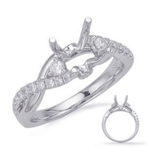 White Gold Engagement Ring White Gold Engagement Ring