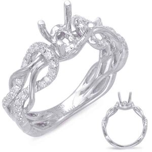 White Gold Engagement Ring White Gold Engagement Ring