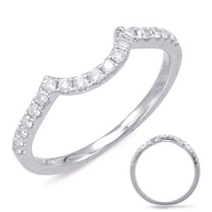 White Gold Matching Band