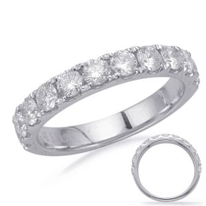 White Gold Matching Band