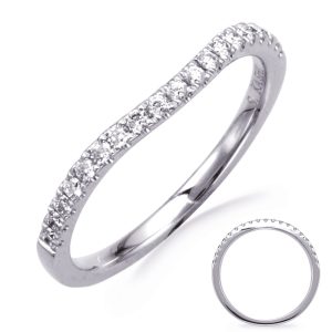 White Gold Wedding Band