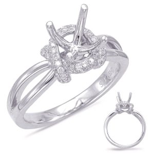 White Gold Engagement Ring White Gold Engagement Ring