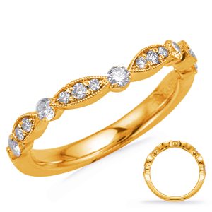 Yellow Gold Diamond Band