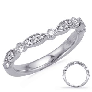 Platinum Matching Curved Band