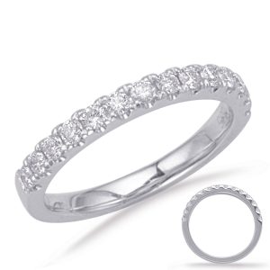 White Gold Matching Band White Gold Matching Band