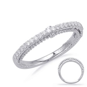 White Gold Matching Band White Gold Matching Band