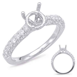 White Gold Engagement Ring White Gold Engagement Ring