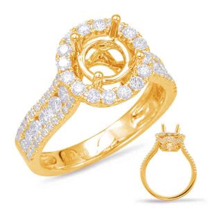 Yellowhalo Engagement Ring
