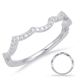 White Gold Matching Band