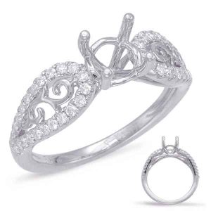 White Gold Engagement Ring White Gold Engagement Ring