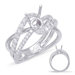 White Gold Engagement Ring White Gold Engagement Ring