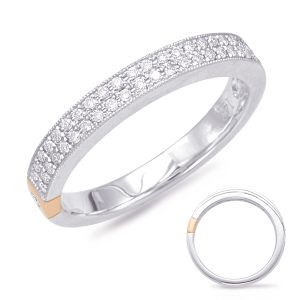 White Gold Matching Band