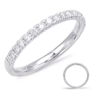 White Gold Matching Band White Gold Matching Band