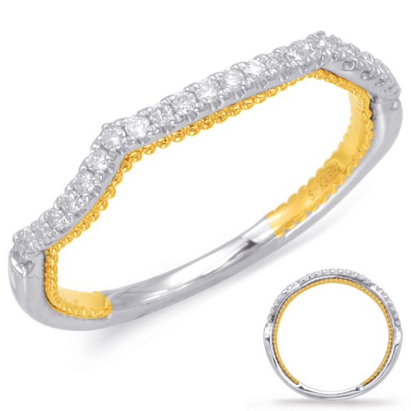 Yellow & White Gold Matching Band