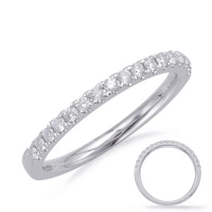 White Gold Matching Band White Gold Matching Band