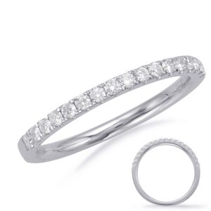 White Gold Matching Band White Gold Matching Band