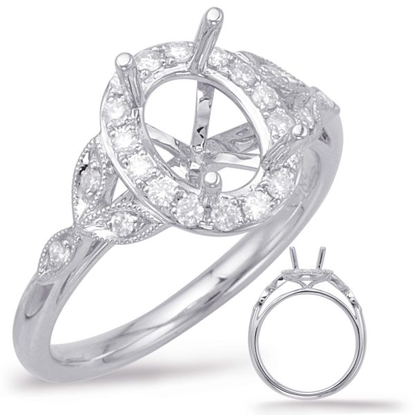 Platinum Halo Engagement Ring