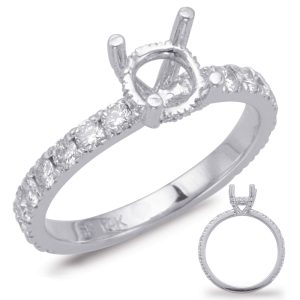 White Gold Engagement Ring White Gold Engagement Ring