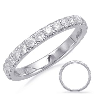 White Gold Matching Band White Gold Matching Band