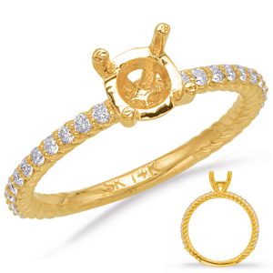 Yellow Gold Engagement Ring
