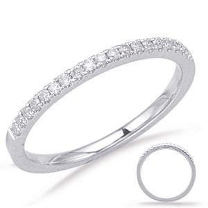 White Gold Matching Band White Gold Matching Band