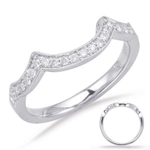 White Gold Matching Band