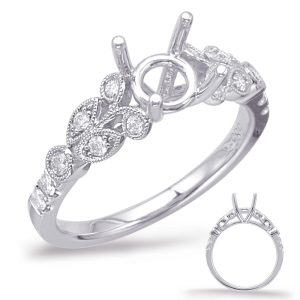 White Gold Engagement Ring White Gold Engagement Ring