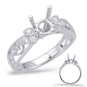White Gold Engagement Ring White Gold Engagement Ring