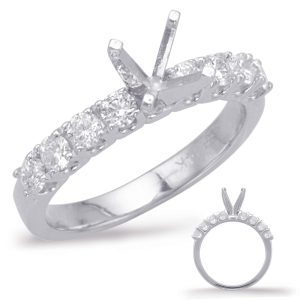 White Gold Engagement Ring White Gold Engagement Ring