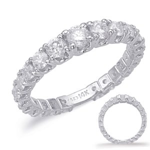White Gold Matching Band White Gold Matching Band