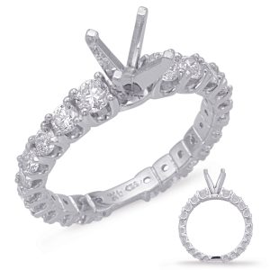 White Gold Engagement Ring White Gold Engagement Ring