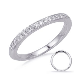 White Gold Matching Band