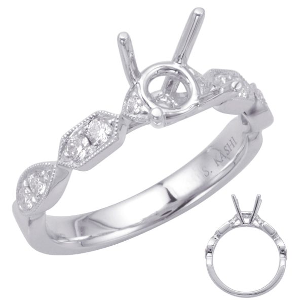 White Gold Engagement Ring