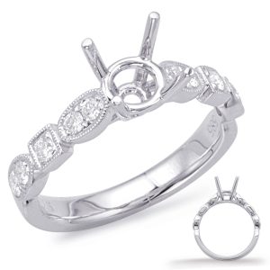 White Gold Engagement Ring