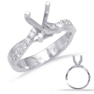 White Gold Engagement Ring