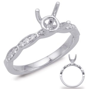 White Gold Engagement Ring White Gold Engagement Ring
