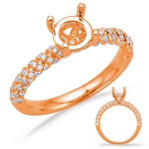 Rose Gold Engagement Ring Rose Gold Engagement Ring