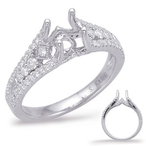 White Gold Engagement Ring White Gold Engagement Ring