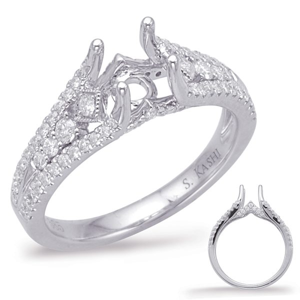 White Gold Engagement Ring