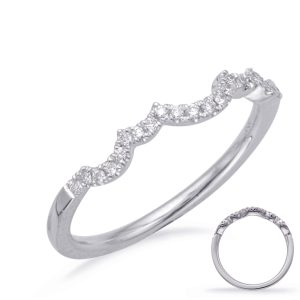 White Gold Matching Band